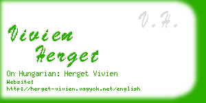 vivien herget business card